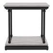Furniture of America Drewden Transitional Wood End Table in Antique White