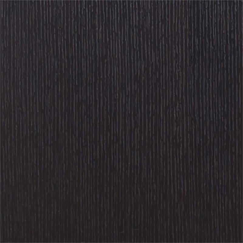 Furniture of America Shawton Glass Top 2-Piece Nesting Table Set in Black