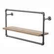 Furniture of America Alvara Metal 27.5-Inch Wall Shelf in Sand Black