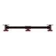 Furniture of America Margon Industrial Metal 3-Hook Coat Rack in Sand Black