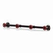 Furniture of America Margon Industrial Metal 4-Hook Coat Rack in Sand Black