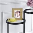 Furniture of America Rhort Contemporary Metal 3-Tier Plant Stand in Black
