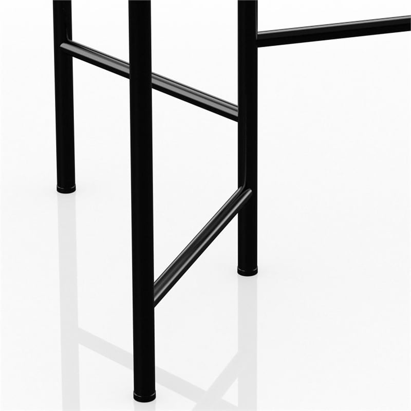 Furniture of America Rhort Contemporary Metal 3-Tier Plant Stand in Black