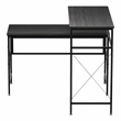 Furniture of America Washall Industrial Wood Computer Desk with USB in Gray