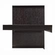 Furniture of America Reichart Cottage Wood Floating Wine Bar in Cappuccino
