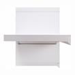 Furniture of America Reichart Cottage Wood Floating Wine Bar in White and Brown