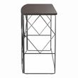 Furniture of America Borche Industrial Wood Console Table in Walnut