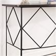 Furniture of America Borche Industrial Wood Console Table in Walnut
