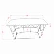 Furniture of America Borche Industrial Wood Console Table in Walnut