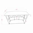 Furniture of America Borche Industrial Wood Console Table in White
