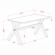 Furniture of America Bradden Transitional Solid Wood Console Table in Walnut