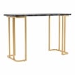 Furniture of America Clotten Contemporary Metal Console Table in Black