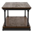 Furniture of America Drewden Wood 1-Shelf Coffee Table in Dark Oak