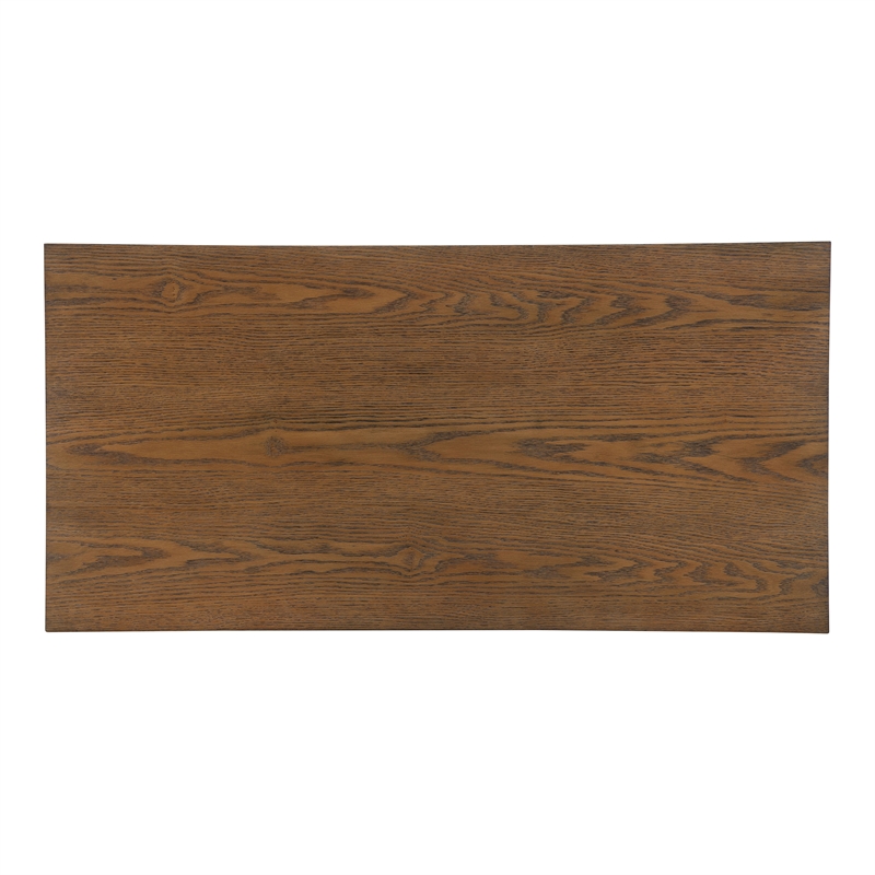 Furniture of America Drewden Wood 1-Shelf Coffee Table in Dark Oak