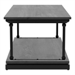 Furniture of America Drewden Wood 1-Shelf Coffee Table in Antique Gray