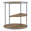 Furniture of America Marquesa Contemporary Wood Round End Table in Gray