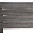 Furniture of America Vaker Transitional Wood California King Slatted Bed in Gray