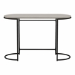 Furniture of America Wasiri Wood Writing Desk in Black and Light Gray