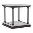 Furniture of America Drewden Wood 2-Piece Coffee Table Set in Antique White