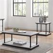 Furniture of America Drewden Wood 2-Piece Coffee Table Set in Antique White