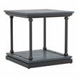 Furniture of America Drewden Wood 2-Piece Coffee Table Set in Antique Blue