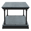 Furniture of America Drewden Wood 2-Piece Coffee Table Set in Antique Blue