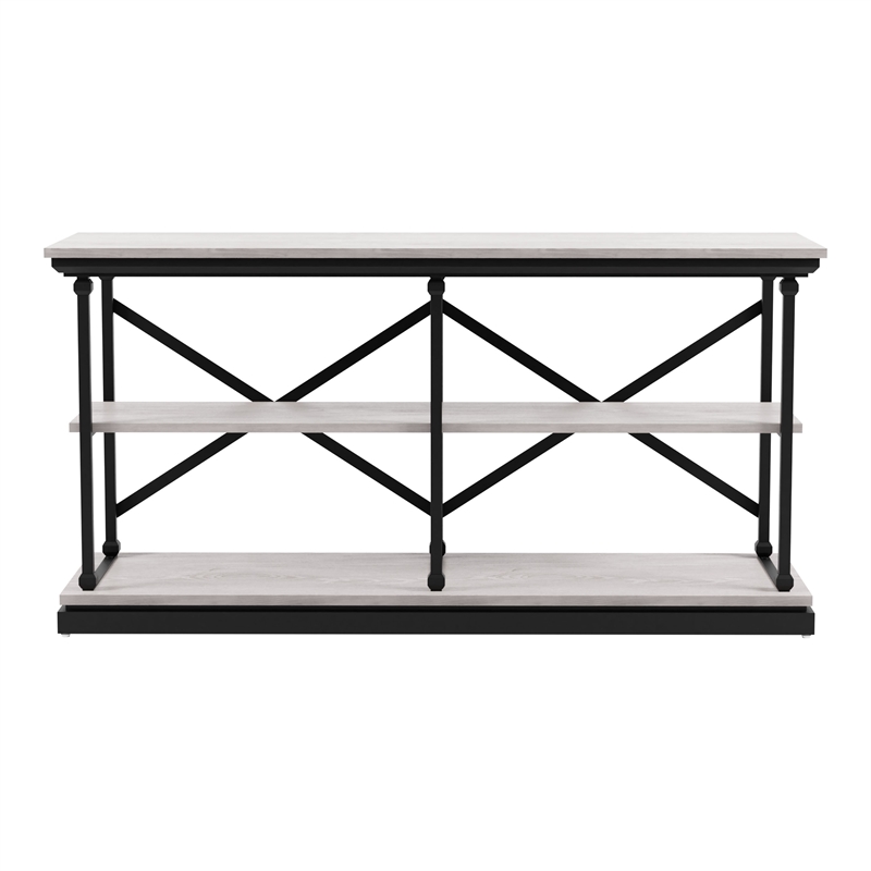 Furniture of America Drewden Wood 3-Piece Coffee Table Set in Antique White