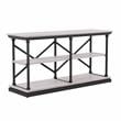 Furniture of America Drewden Wood 3-Piece Coffee Table Set in Antique White
