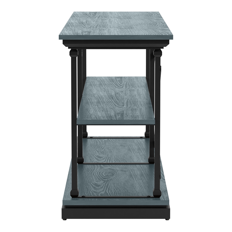 Furniture of America Drewden Wood 3-Piece Coffee Table Set in Antique Blue