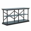 Furniture of America Drewden Wood 3-Piece Coffee Table Set in Antique Blue