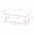 Furniture of America Drewden Wood 3-Piece Coffee Table Set in Antique Gray