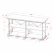 Furniture of America Drewden Wood 3-Piece Coffee Table Set in Antique Gray