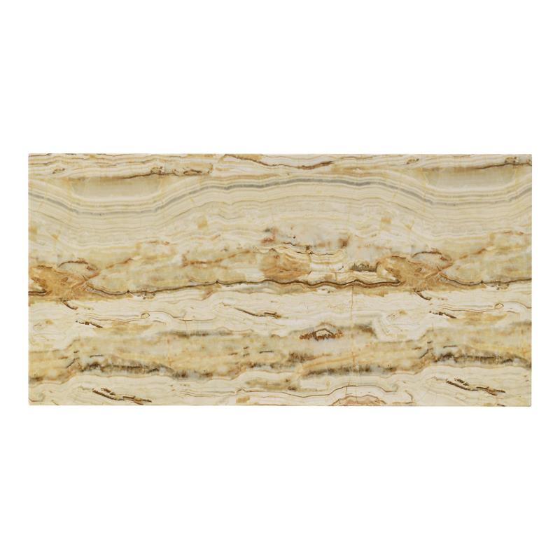 Furniture of America Pris Wood 1-Shelf Coffee Table in Yellow and Black