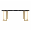 Furniture of America Clotten Metal 3-Piece Coffee Table Set in Black