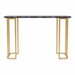 Furniture of America Clotten Metal 3-Piece Coffee Table Set in Black