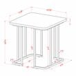 Furniture of America Clotten Metal 2-Piece Coffee Table Set in Gold and Black