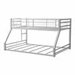 Furniture of America Dessa Metal Twin over Full Bunk Bed in White