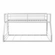 Furniture of America Dessa Metal Twin over Full Bunk Bed in White