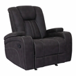 Furniture of America Axle Faux Leather 3-Piece Sofa Set in Dark Gray
