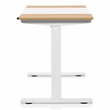 Furniture of America Quade Wood and Metal Height Adjustable Desk in White