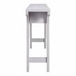 Furniture of America Domi Transitional Wood 2-Drawer Console Table in White Oak