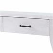 Furniture of America Domi Transitional Wood 2-Drawer Console Table in White Oak