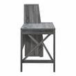 Furniture of America Axela Wood Multi-Storage Desk in Distressed Gray