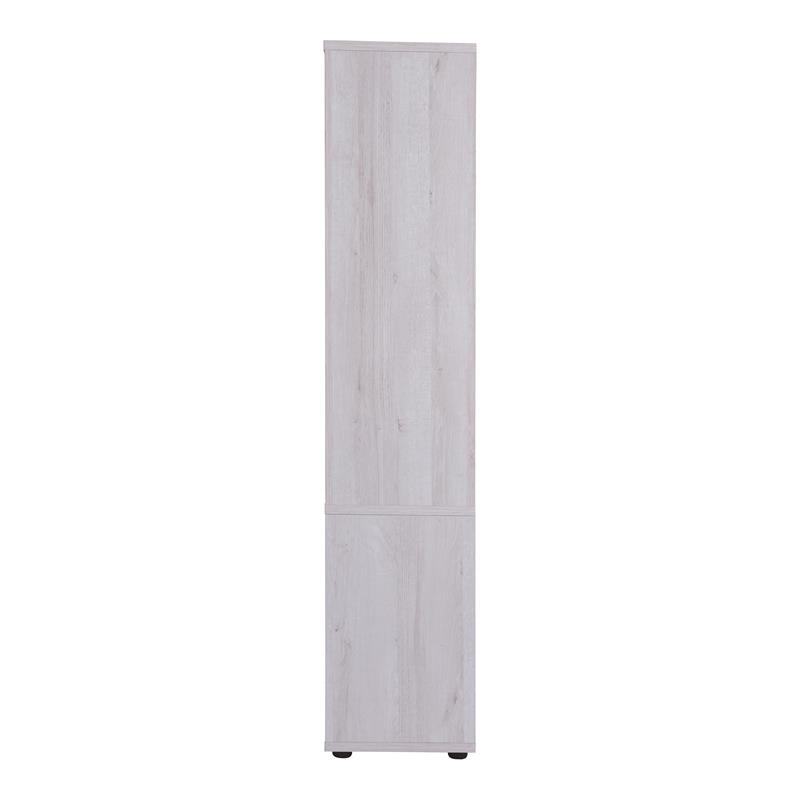 Furniture of America Mette Transitional Wood Multi-Storage Curio in White Oak
