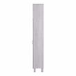 Furniture of America Astro Contemporary Wood 5-Shelf Pantry in White Oak