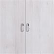 Furniture of America Astro Contemporary Wood 5-Shelf Pantry in White Oak