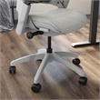 Furniture of America Nauta Mesh and Metal Adjustable Office Chair in Gray