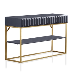furniture of america giffore metal 1-shelf console table