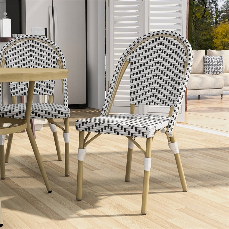 White aluminum patio discount chairs