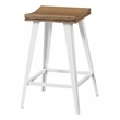 Furniture of America Melba Wood 3-Piece Counter Height Table Set in Oak